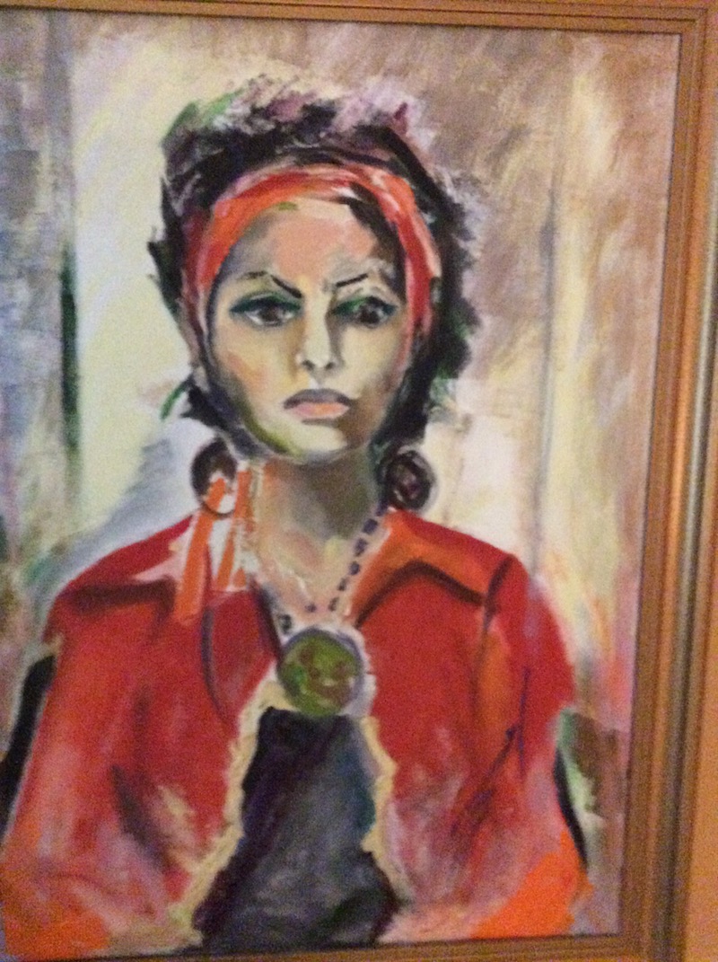 Woman with pendant
