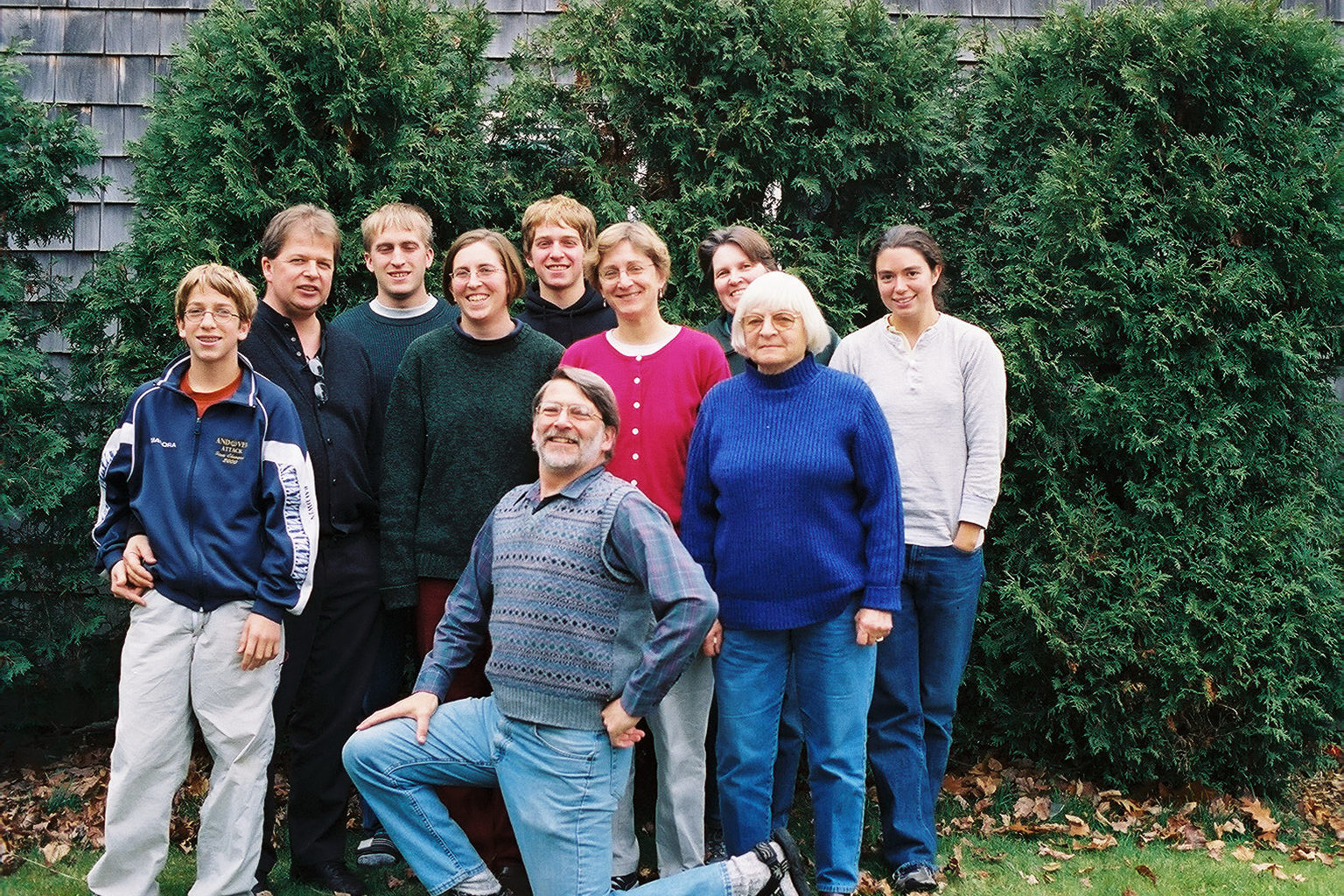 Family photo for Thanksgiving