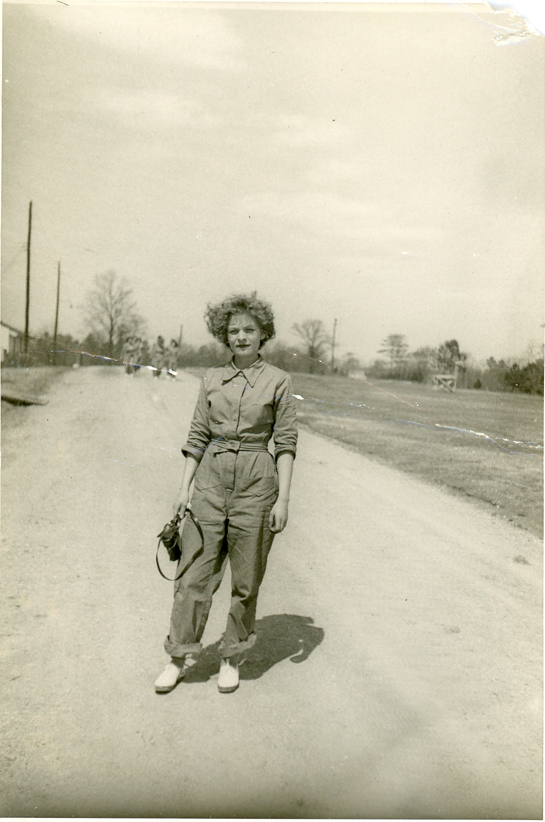 Mimi in WAC uniform