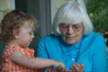 Phoebe and Mimi in Andover, 2011