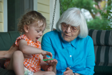 Phoebe and Mimi in Andover, 2011