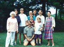 Family group in Andover