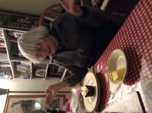 Mimi and cupcake and candle